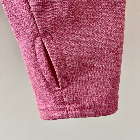 BENCH Pink Zip Up Sweatshirt with Sleeve Logo - Size M - Picture 3 of 8